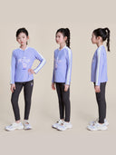 Basic Half-zip Rash Guard Set