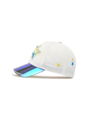 Mirror Brim Color Block All-Mesh Cap