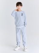 Street Logo Layered Sweatshirt Set