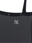 Women's Stripe Stud Point Off Shoulder Long Sleeve T-shirts