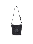 Monogram Suede Bucket Bag