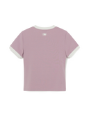 Women's Basic Small Logo Ringer T-Shirts