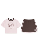 Varsity Street Girl's T-shirt Set