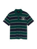 Varsity Stripe Over Fit Polo T-shirt