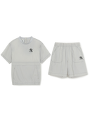 OUTDOOR BASIC WOVEN T-SHIRT SET