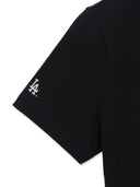 Women's Leopard Heart Lettering Slim Semi Crop T-Shirts