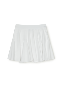 Basic Sportive Jersey Flared Skirt