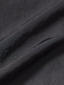 Gorpcore Glossy Nylon Puckering Cargo Midi Skirt