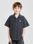 Basic Outdoor Stitches Short-slv Woven Shirt