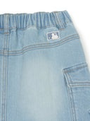 Megagram Cargo Denim Skirt