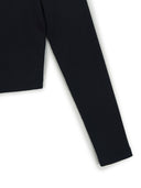 Women's Basic Slim Ribbed Crop Long Sleeve T-Shirts