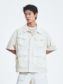 Gorpcore Ripstop Multi Pocket Short Sleeve Shirt