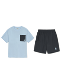 [cool Field] Basic Outdoor Mesh Pocket T-shirt Set