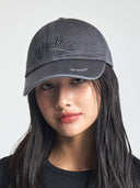 Varsity Vintage Cursive Tone-on-tone Unstructured Ball Cap