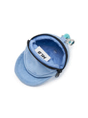 Basic Suede Ballcap Pouch Keyring