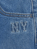 Women's Basic Wide Denim Pants