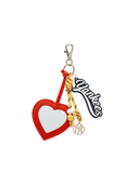 Heart Mirror Bag Charm