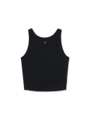 Women's Basic Small Logo Slim Crop Sleeveless T-shirts