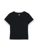 Women's Basic Small Logo Ringer T-Shirts