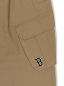 Varsity Vintage Cotton Slit Cargo Long Skirt