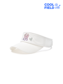 [cool Field] Basic Girl's Stone Ribbon Sunvisor