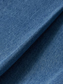 Women's Basic Pleated Cargo Denim Skirt