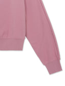 Women's Varsity Sportive Ribbon Off Shoulder Sweatshirt