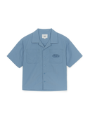 Varsity Vintage Cursive Short Sleeve Work Shirt