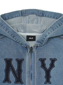 Jersey-denim Hoodie Jumper