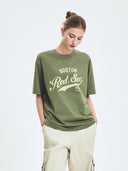 Varsity Vintage Graphic Over Fit T-shirt