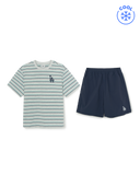 STREET BASIC STRIPED ARTWORK T-SHIRT SET