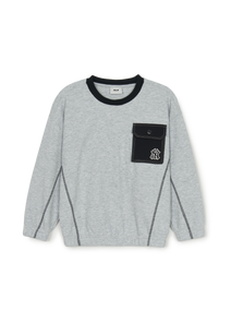 Basic Outdoor Pocket Sweatshirt