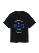 Varsity Vintage Color Graphic Over Fit T-shirt