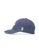 Vintage Damage Curve Logo Unstructured Ballcap
