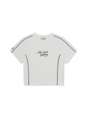 Women's Sportive Track Crop T-Shirts