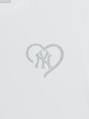 Heart Sportive Lined Crop T-shirt