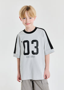 Varsity Blocking Number Logo T-shirt