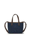 Classic Monogram Denim Embo Mini Cross Bag