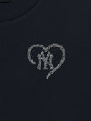 Heart Sportive Lined Crop T-shirt