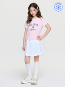 Sportive Athleisure Linger T-shirt Set (Girl's)