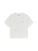 Women's Summer Letter Graphics Slim Crop T-shirt