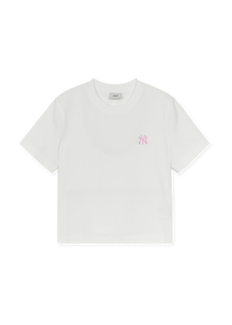 Women's Summer Letter Graphics Slim Crop T-shirt