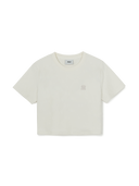 Women's Dia Monogram Tonal Jacquard Crop T-Shirts