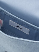 Cursive Vintage Denim Cross Bag
