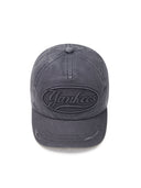 Varsity Vintage Tone-tone Cursive Unstructured Ball Cap