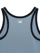 Women's Basic Ringer Crop Sleeveless T-shirt
