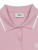 Women's Dia Monogram Tonal Jacquard Polo T-shirt