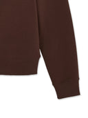 Basic Small Logo Half Zip Up Sweatshirt