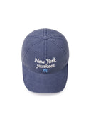 Varsity Lettering Washing Unstructured Ball Cap