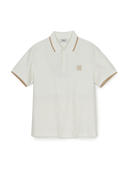 Dia Monogram Tonal Jarcquard Polo T-shirt